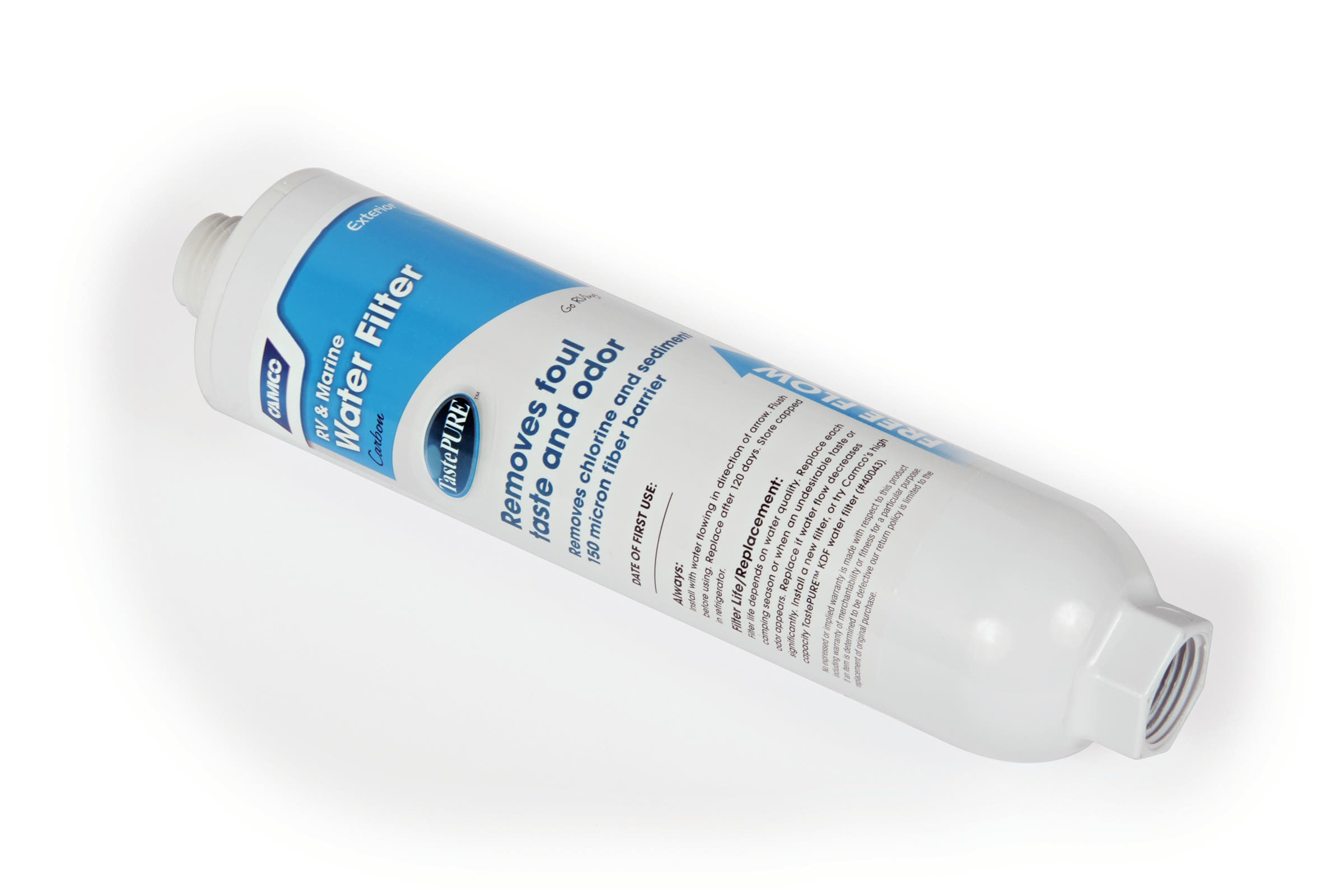 Camco 40645 Weekend Water Filter, White   Fresh Water Filter Tastepure (Tm);