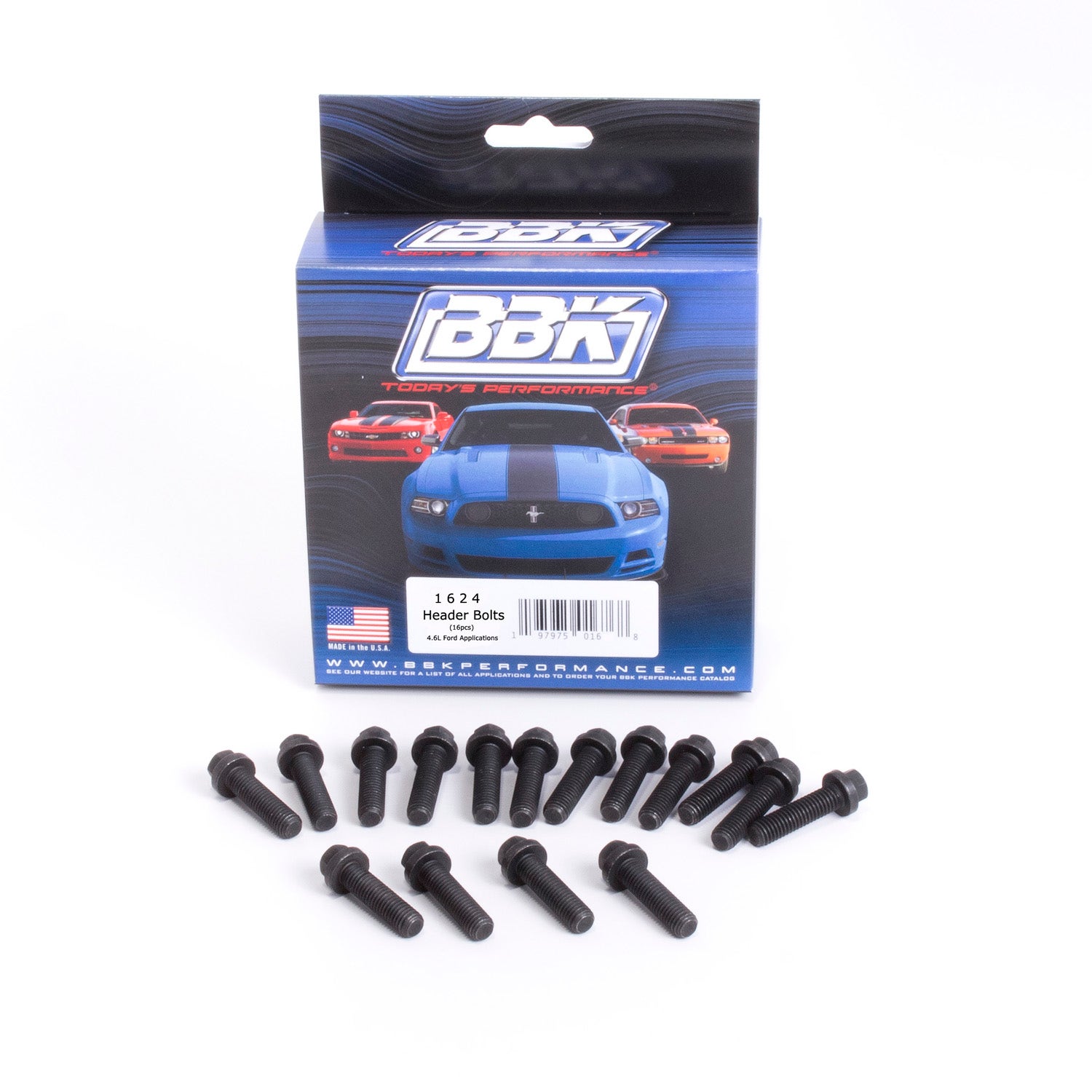 Bbk Performance 1624 Exhaust Header Bolt Kit Bbk Performance  Exhaust Header