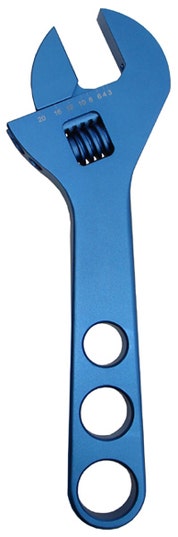 Proform 67728 10-20 An Anodized Aluminum Adjustable An Wrench   10-20 An