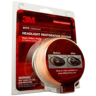 3M 39008 Headlight Lens Restoration System 2-Pack   Headlight Restoration Kit;