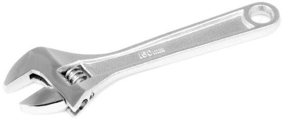 Performance Tool W30706 6-Inch Adjustable Wrench, 1-Pack Adjustable Wrench  Size