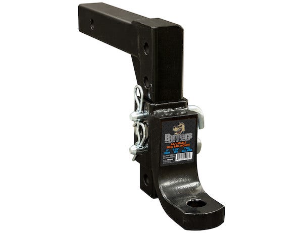 Buyers Products 1803095 4-Position 2 Inch Solid Shank Adjustable Ball Mount