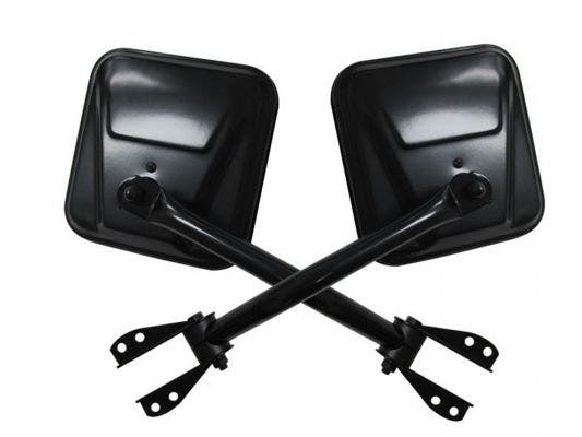 Rampage 7617 Side Mirror Set Fits 59-86 Cj5 Cj7   Side Mirror Set Fits 59-86 Cj5