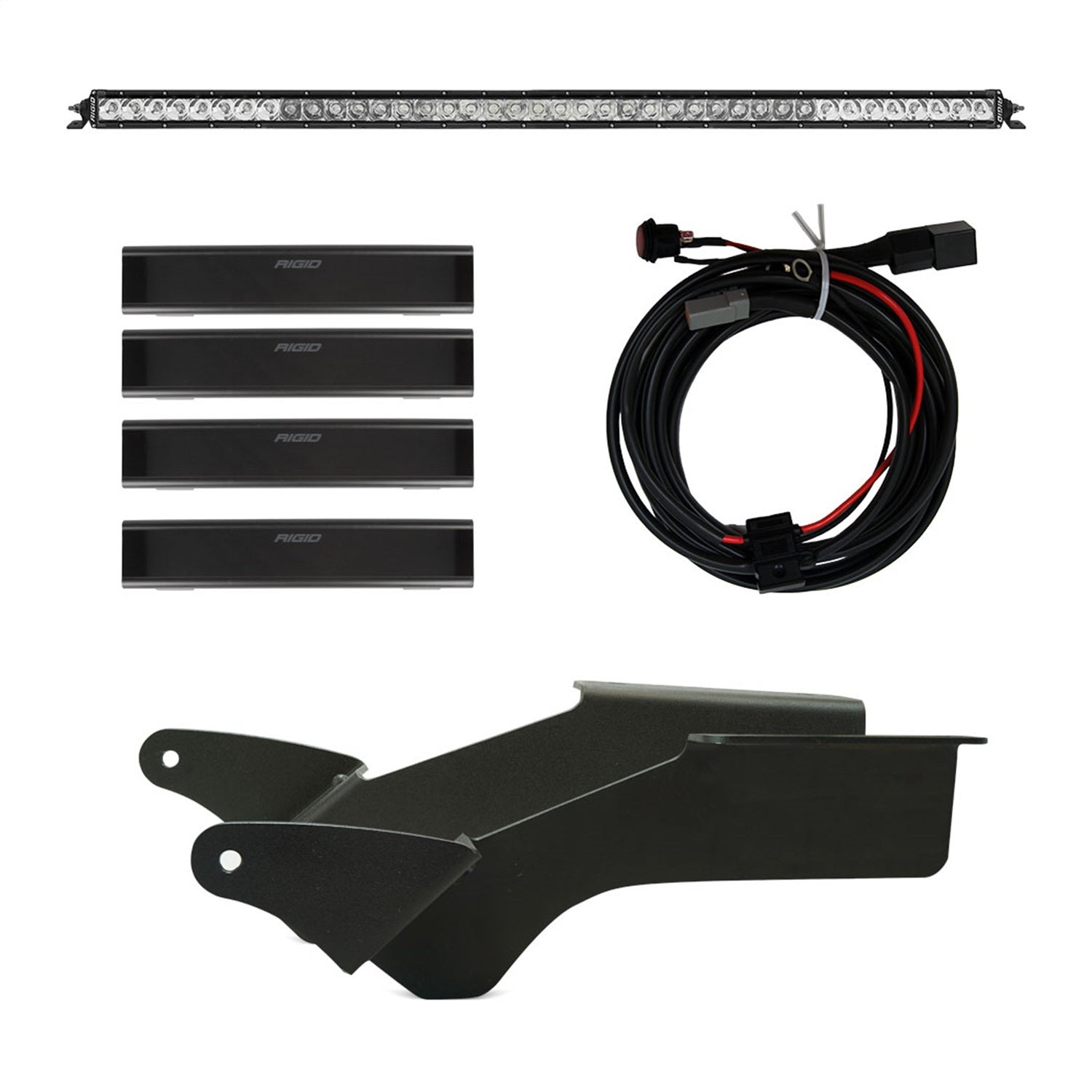Rigid Industries 46726 Roof Rack Light Kit Fits 21-22 Bronco   Roof Rack Light
