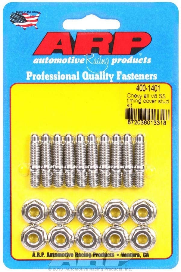 Arp 4001401 Stainless Timing Cover Stud Kit Arp 4001401 Stainless Timing Cover