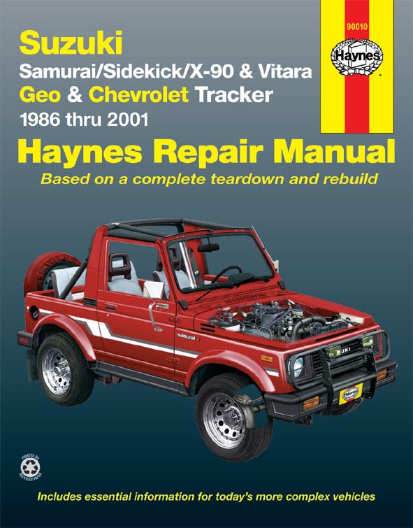 Haynes 86-01 Suzuki  Manuals 89100 Repair Manual Subaru; Language - English,