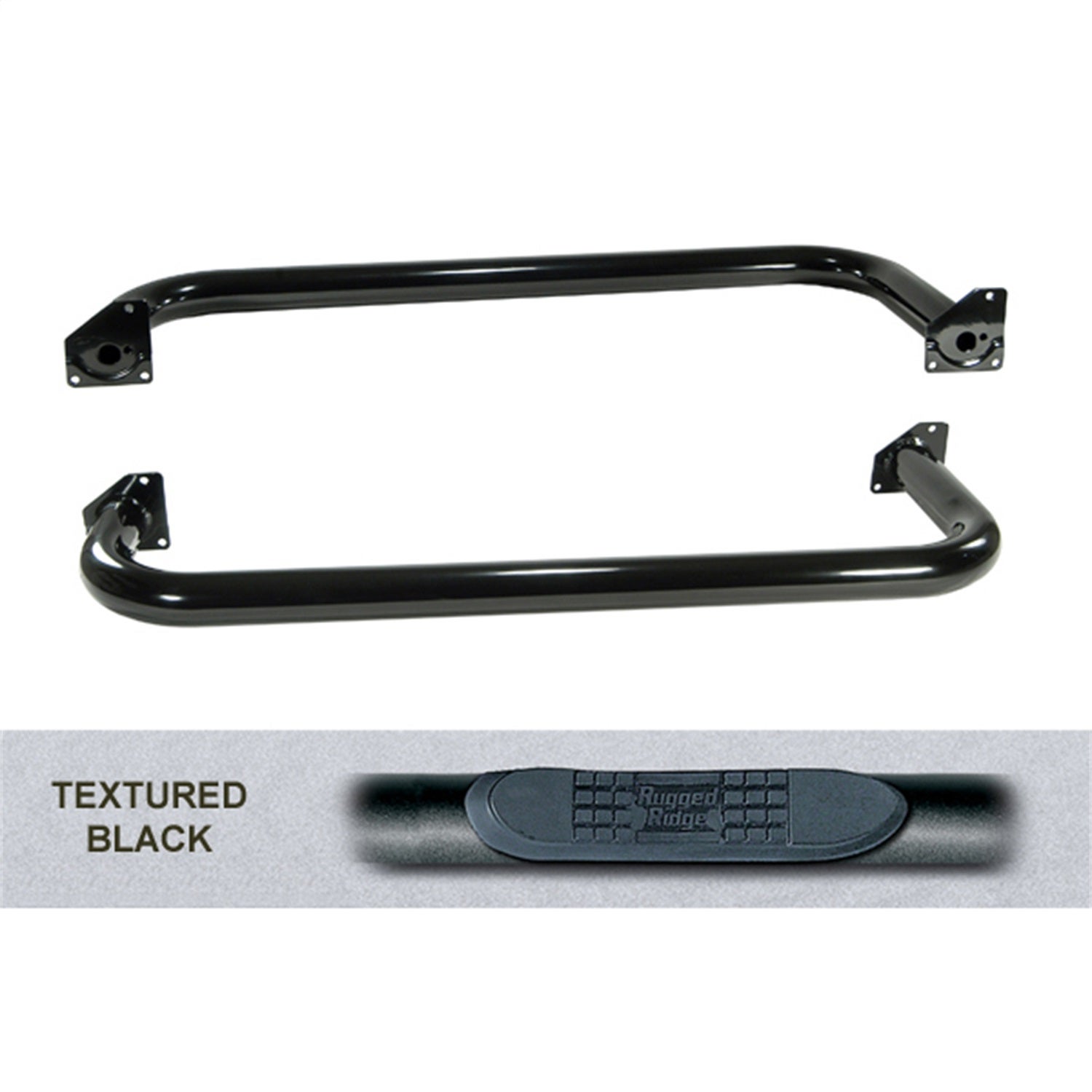 Rugged Ridge 11591.04 Side Tube Step Fits 97-06 Wrangler (Tj)   Side Tube Step