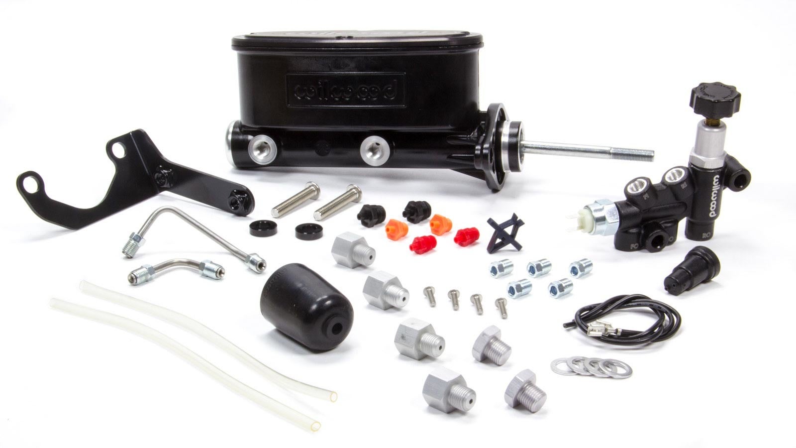 Alum Tandem M/C Kit W/ Brkt & Prop Valve 7/8In Alum Tandem M/C Kit W/ Brkt &