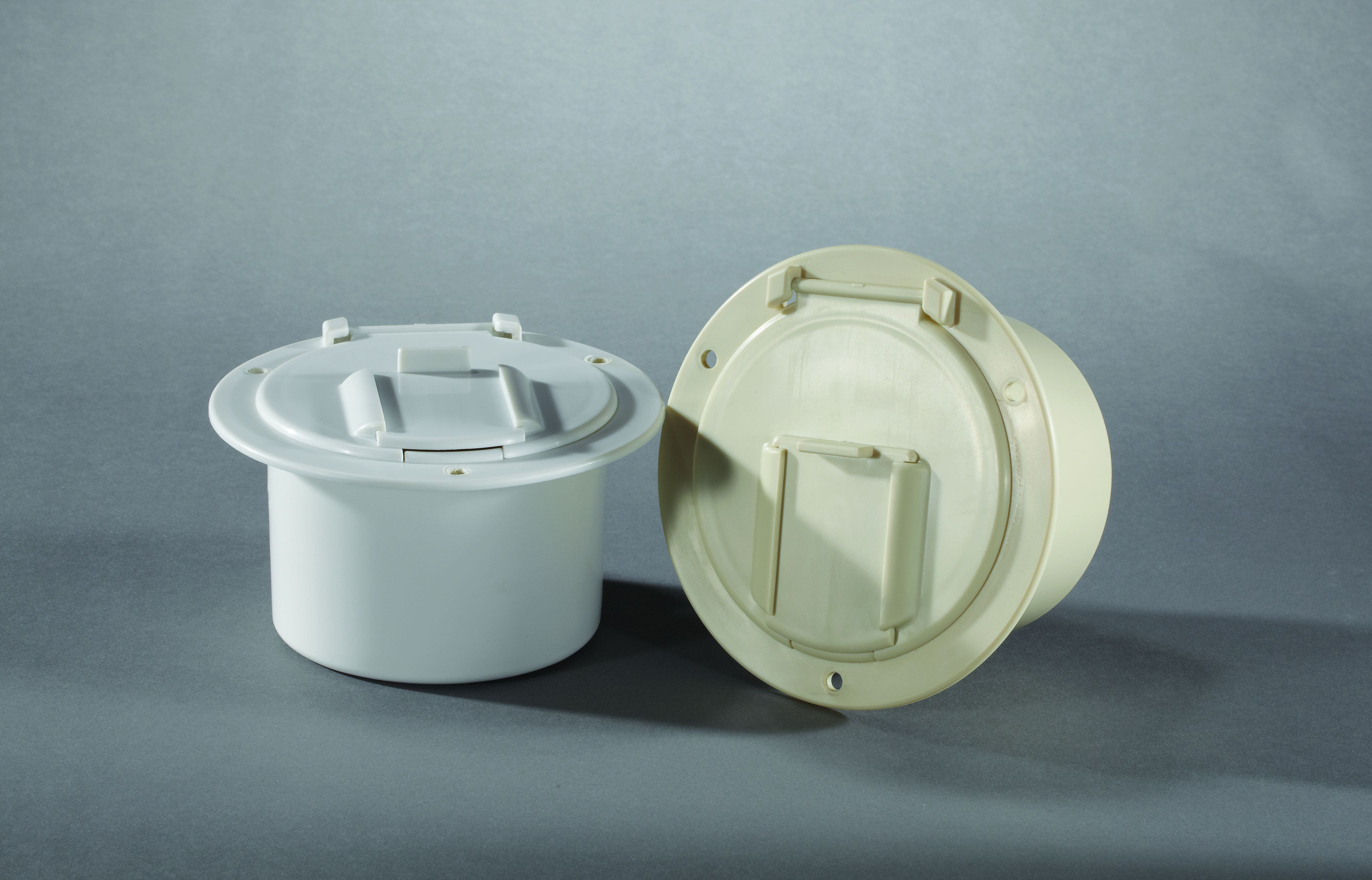 Rv Designer B130, Round Electrical Cable Hatch, Low Profile, 4.6 Inch Diameter,