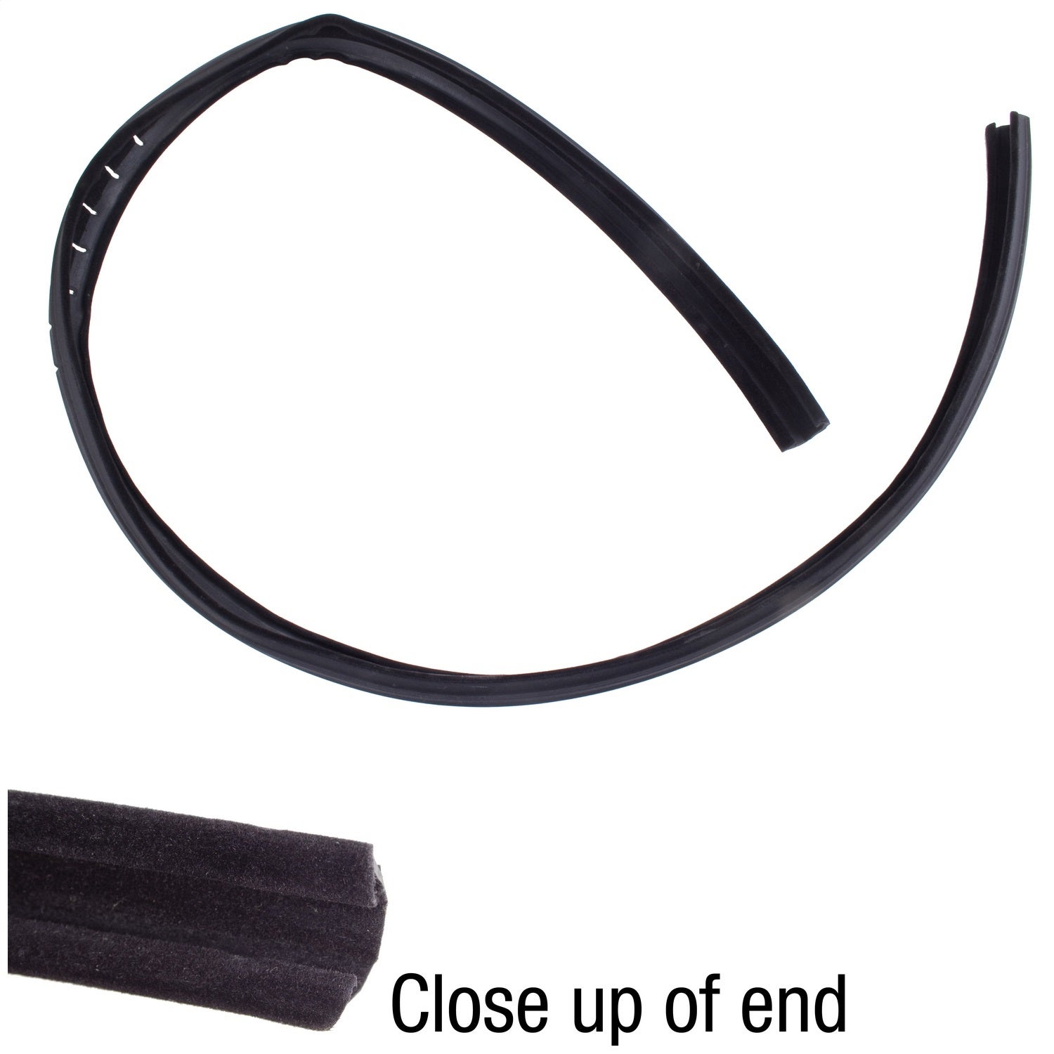Omix 12303.05 Door Glass Weatherstrip Fits 87-95 Wrangler (Yj)   Door Glass