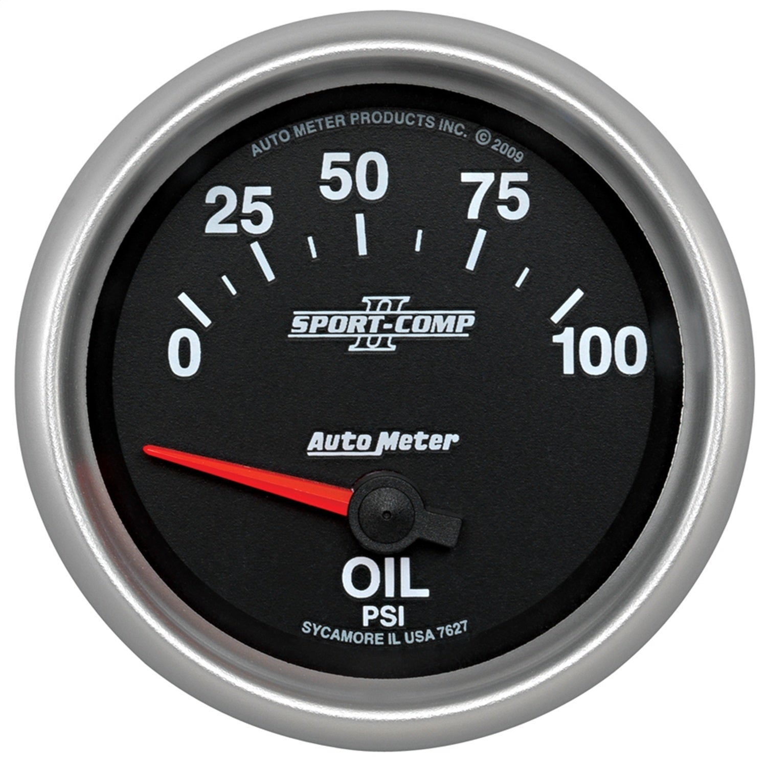 Autometer 7627 Sport-Comp Ii Electric Oil Pressure Gauge   Sport-Comp Ii