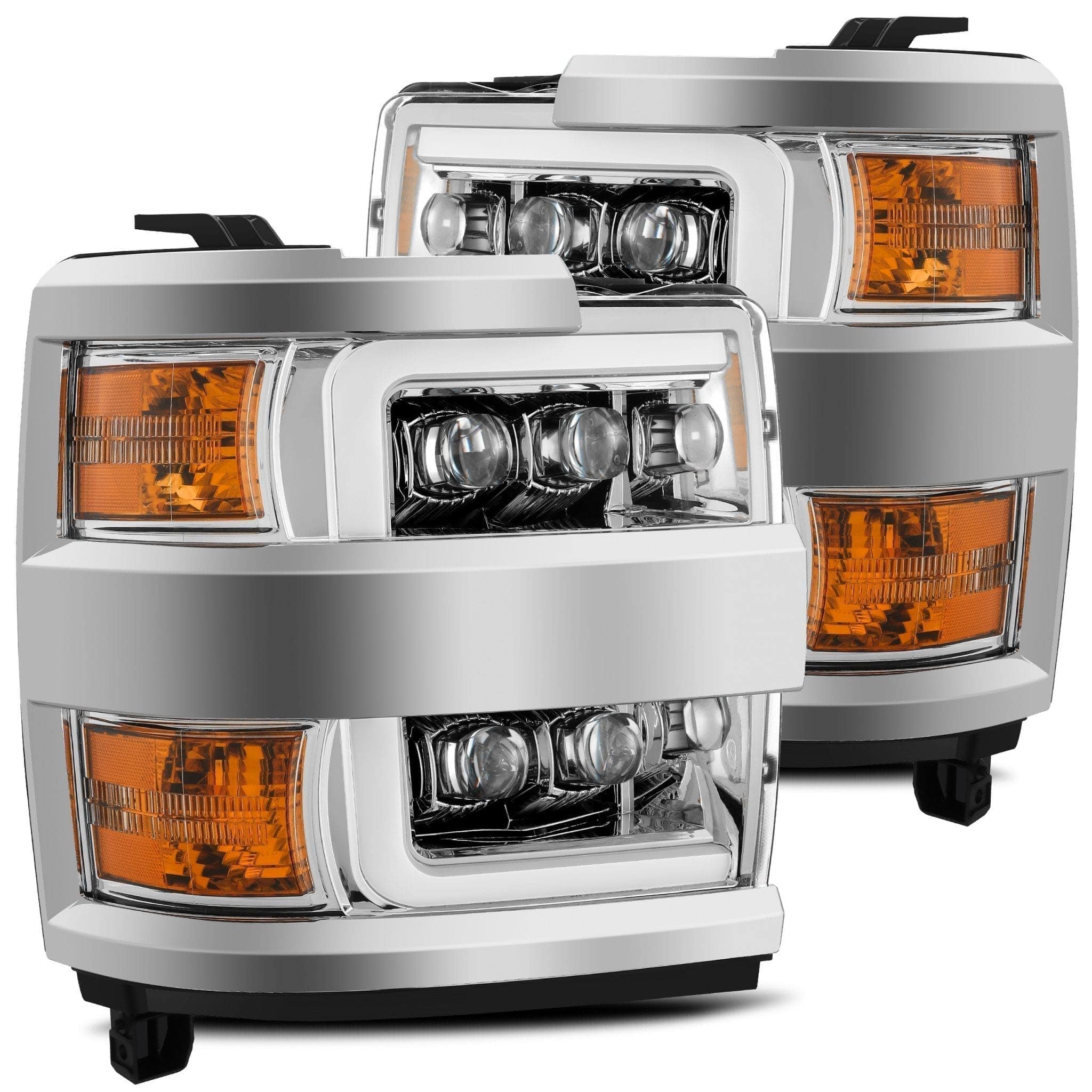 Alpharex-Led Projector Headlights In Chrome -Led Projector Headlights In Chrome