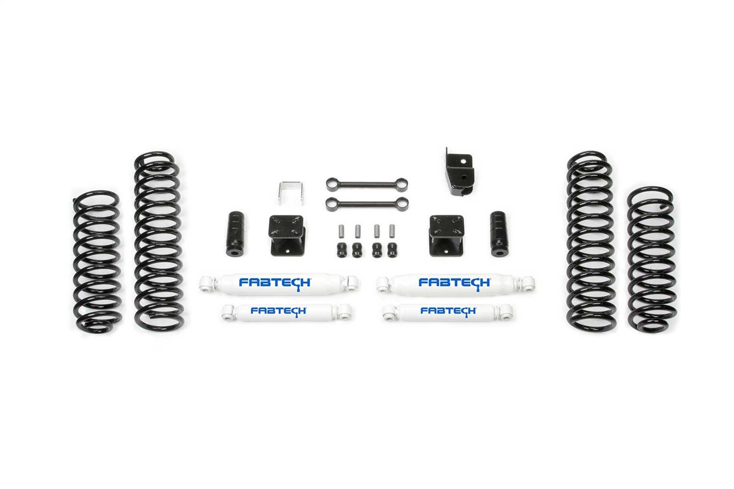 Fabtech K4048 Budget Lift System W/Shock Fits 07-18 Wrangler (Jk)   Budget Lift