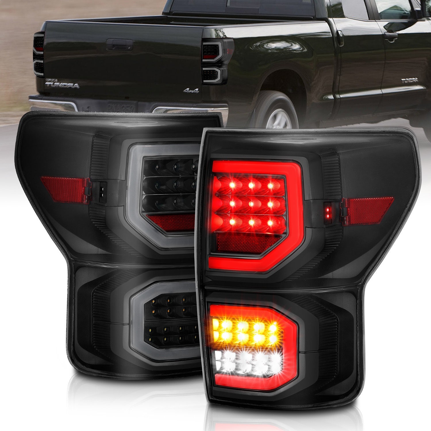 Anzo Usa 311337   Tail Light Assembly Fits 07-13 Tundra