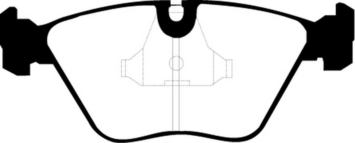 Ebc Brakes Dp3689c Redstuff Ceramic Low Dust Brake Pads  Dp3538c Brake Pad