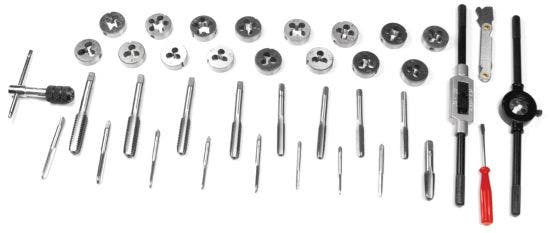 Performance Tool - 40 Pc Sae Tap & Die Set (W4001db), Hand Tools - Tool Sets
