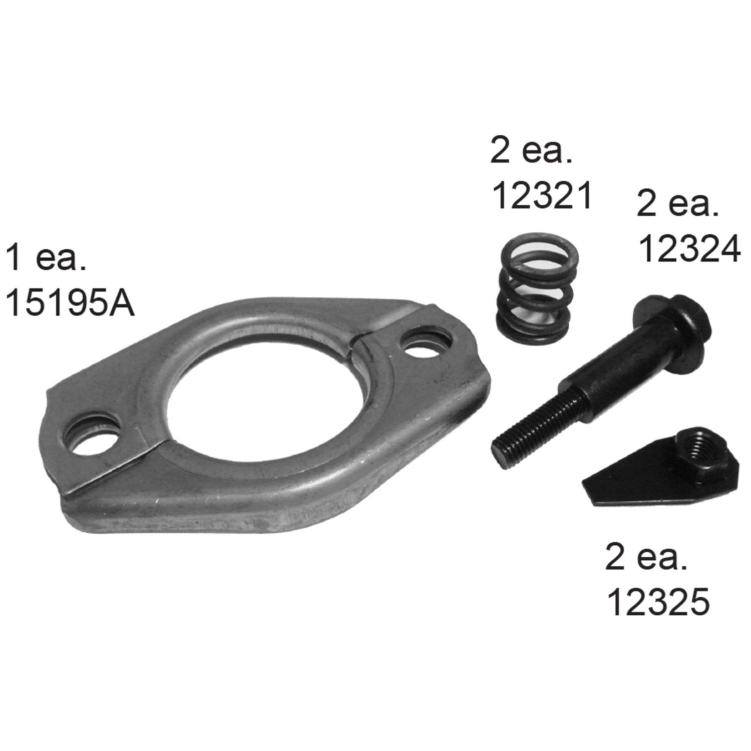 Nickson Industries 195 Split Flange Kit  Industries 195 Split Flange Kit
