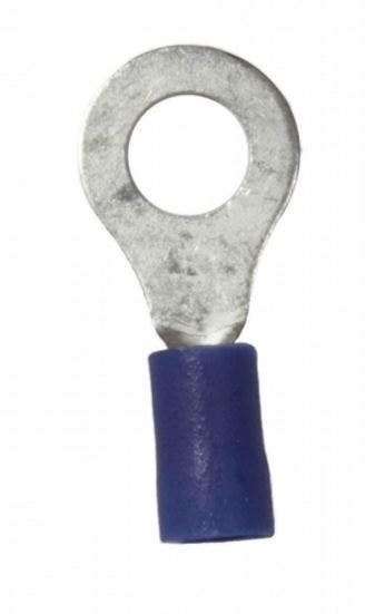 Wirthco 51951 Vinyl Ring Terminal Set Of 25   Wire Terminal End   Type - 1/4