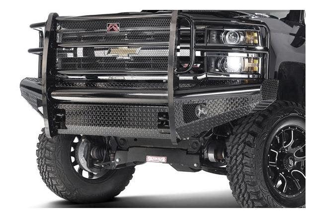Fab Fours Dr09-K2460-1 Black Steel Front Ranch Bumper Fits 09-13 1500 Ram 1500