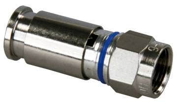 Jr Products 47291-25 Rg6 Twist-On Coax End (-25 Count)   Compression Fitting;
