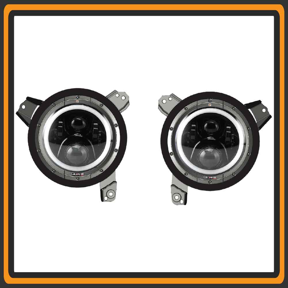 Quake Led Qte914 Jeep Jl 9 Inch Hd Headlig   Jeep Jl 9 Inch Hd Headlig
