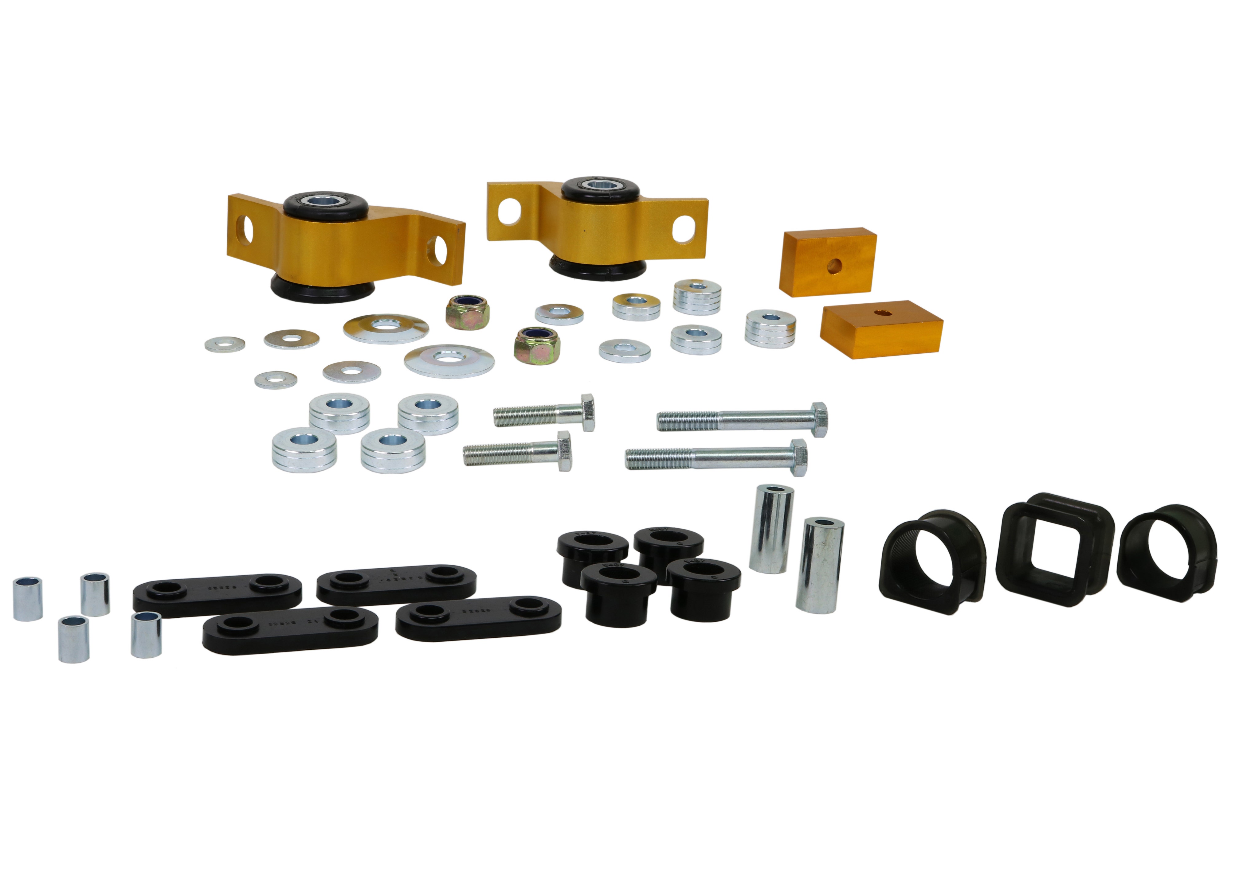 Whiteline Wek076 Bushing Kit, Black   Suspension Bushing Kit  Color - Black,
