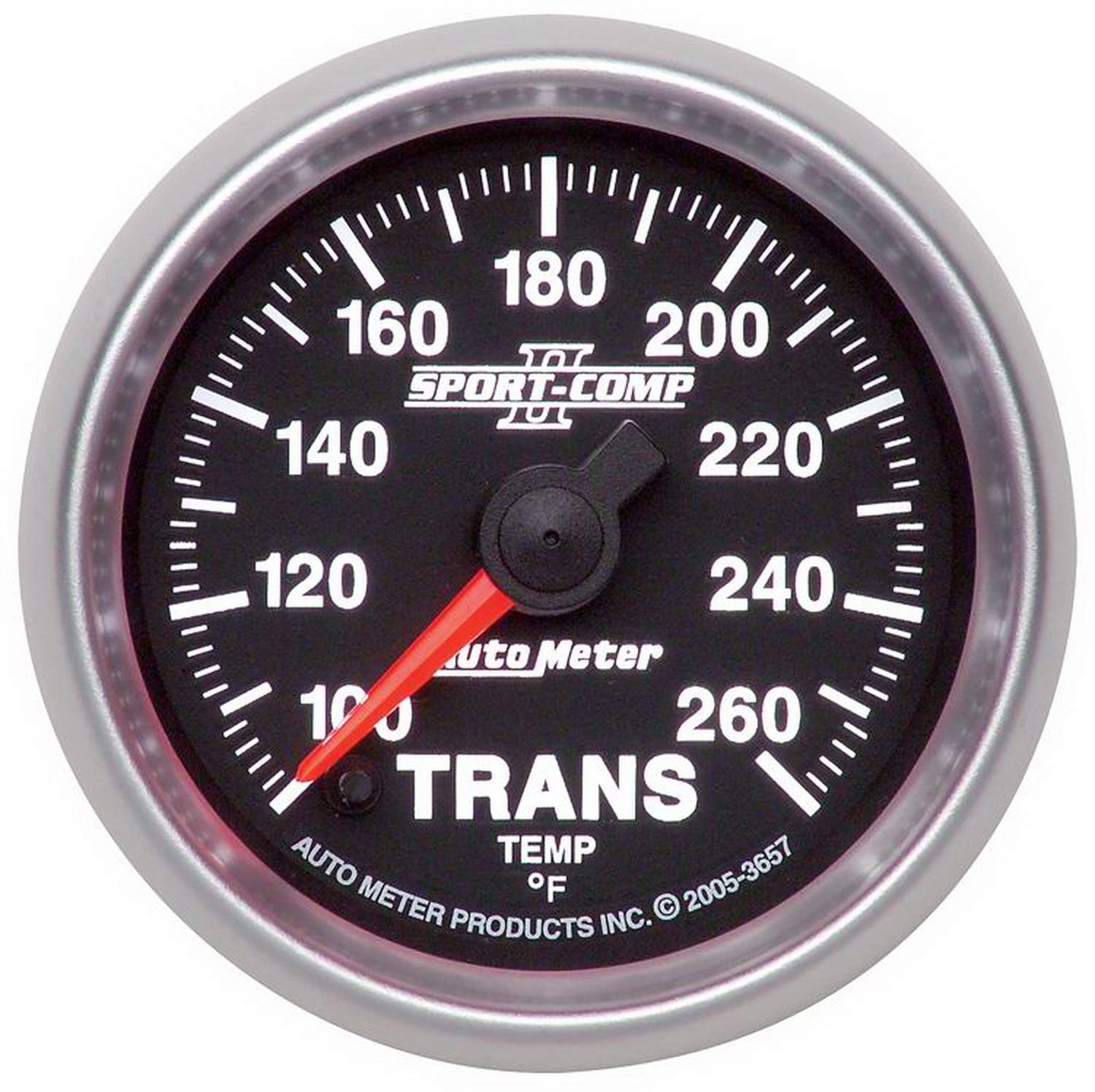 Autometer 3649 Sport-Comp Ii Electric Transmission Temperature Gauge Auto Meter