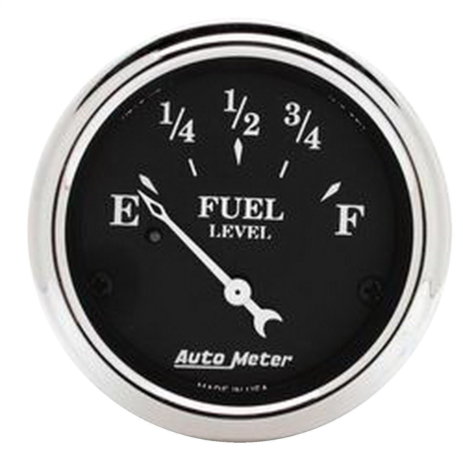 Autometer 1717 Old Tyme Black Fuel Level Gauge   Old Tyme Black Fuel Level Gauge