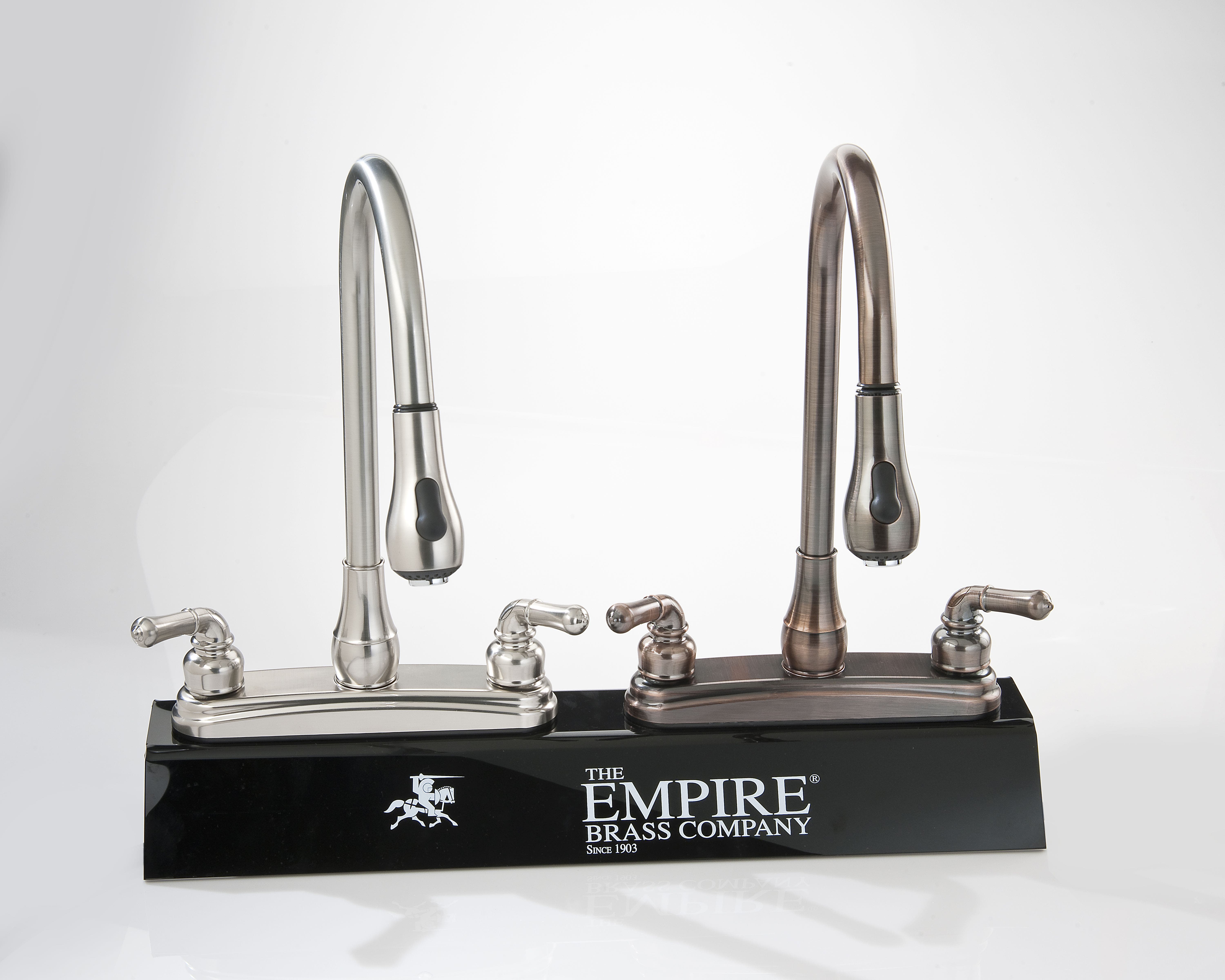 Empire Brass U-Ynn2000n Kitchen Deck Faucet,Brushed Nickel   Kitchen Deck