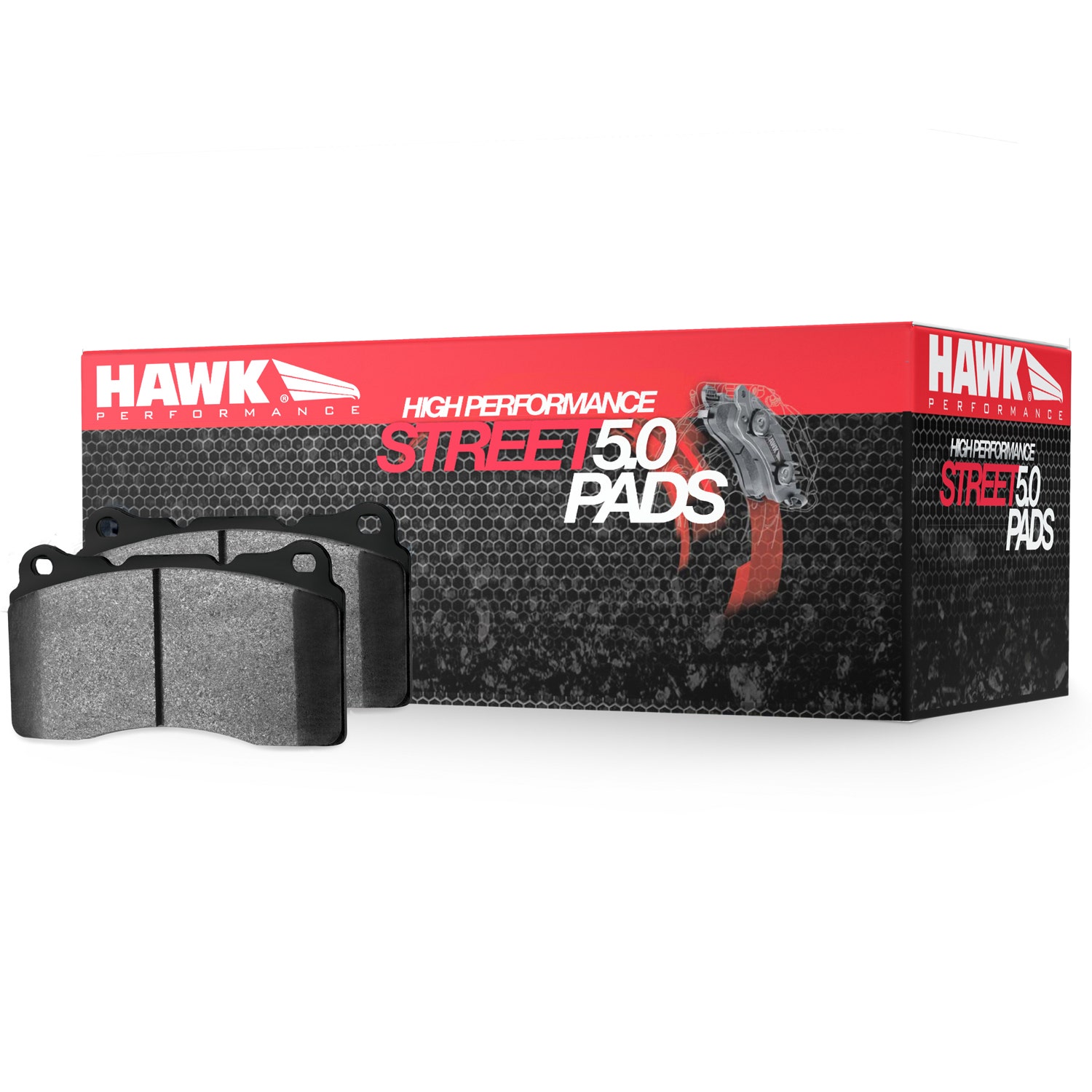 Hawk Performance Hb725b.650 Hps 5.0 Disc Brake Pad Fits 14-19 Fiesta   Hps 5.0