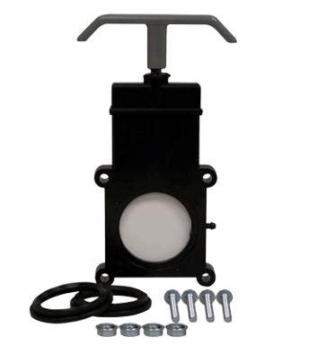 Lasalle Bristol 39240 3" Anonda Valve Kit , Black   Sewer Waste Valve;
