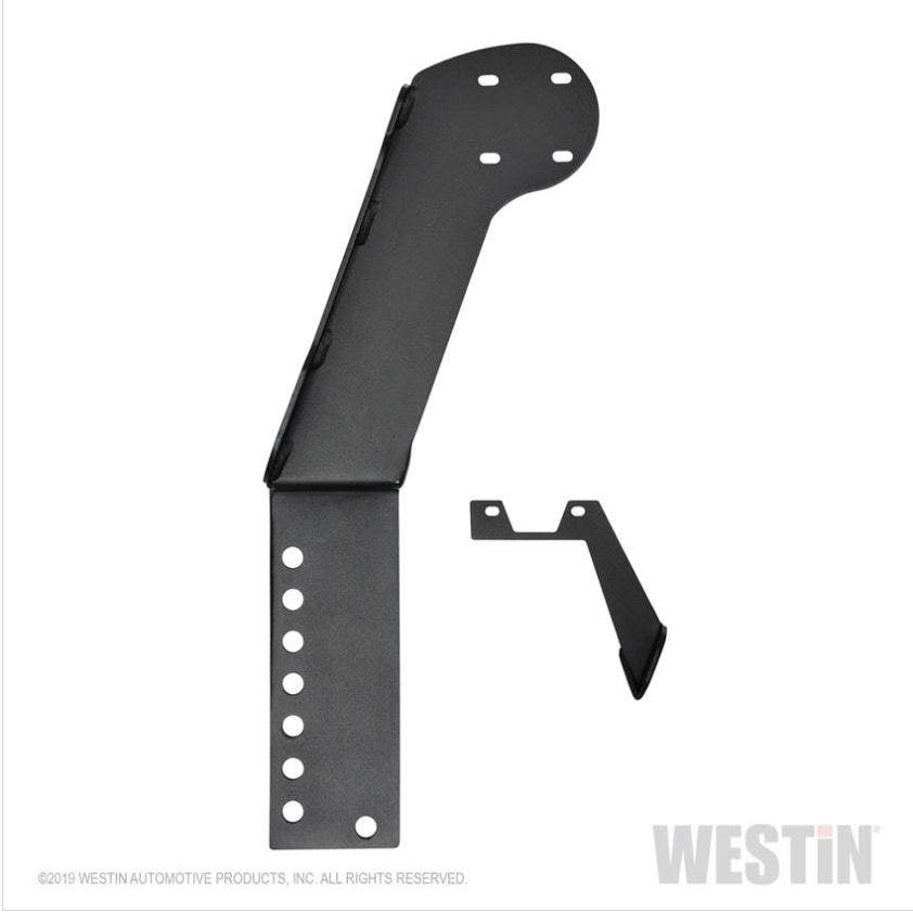 Westin 59-89035 Textured Black 3Rd Brakelight/Rotopax Combo Mount Wrangler Jk
