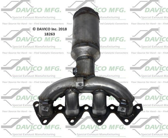 Davico Mfg Catalytic Converter P/N:18263  Catalytic Converter P/N: