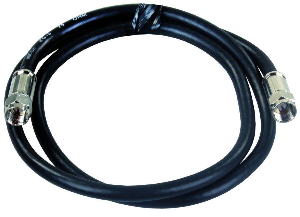 Jr Products 47945 Rg6 Exterior Hd/Satellite Cable - 3'   Audio/ Video Cable; Use
