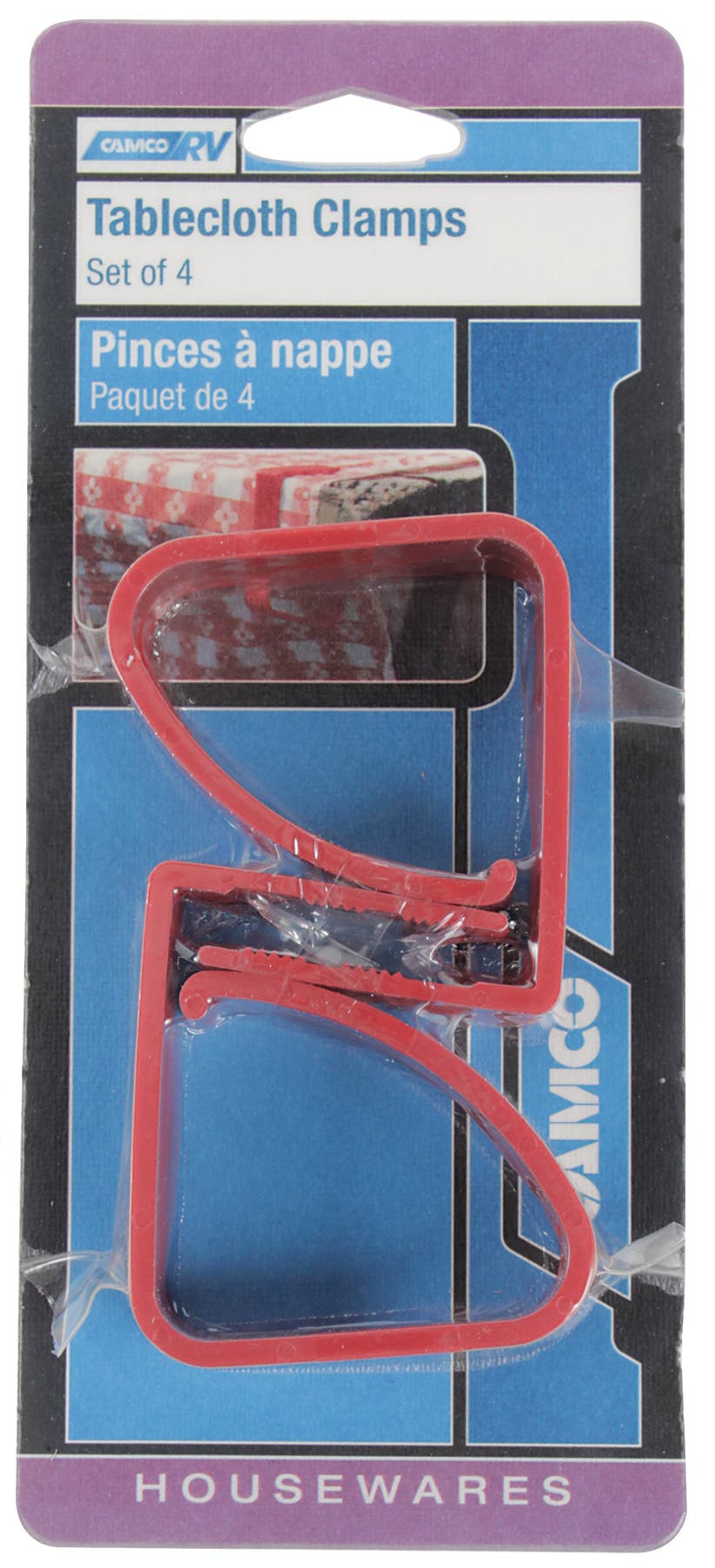 Camco 44003 Tablecloth Clmps 4Cd   Tablecloth Clamp; Compatibility - Tables 1/2