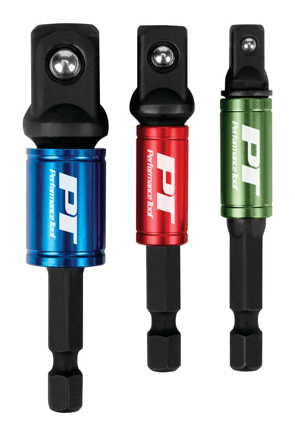 Perform Tool W9035 2.5 Ft. Socket Adapter - 3 Piece Perform Tool  2.5 Ft. Socket