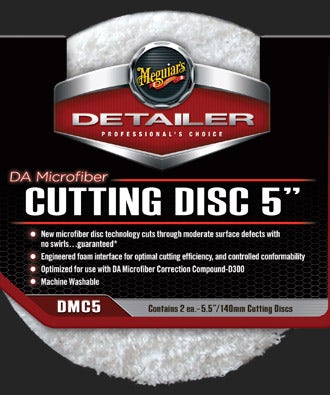 Meguiar's Dmc5 Da 5" Microfiber Cutting Disc, 2 Pack Meguiar S  Da 5  Microfiber
