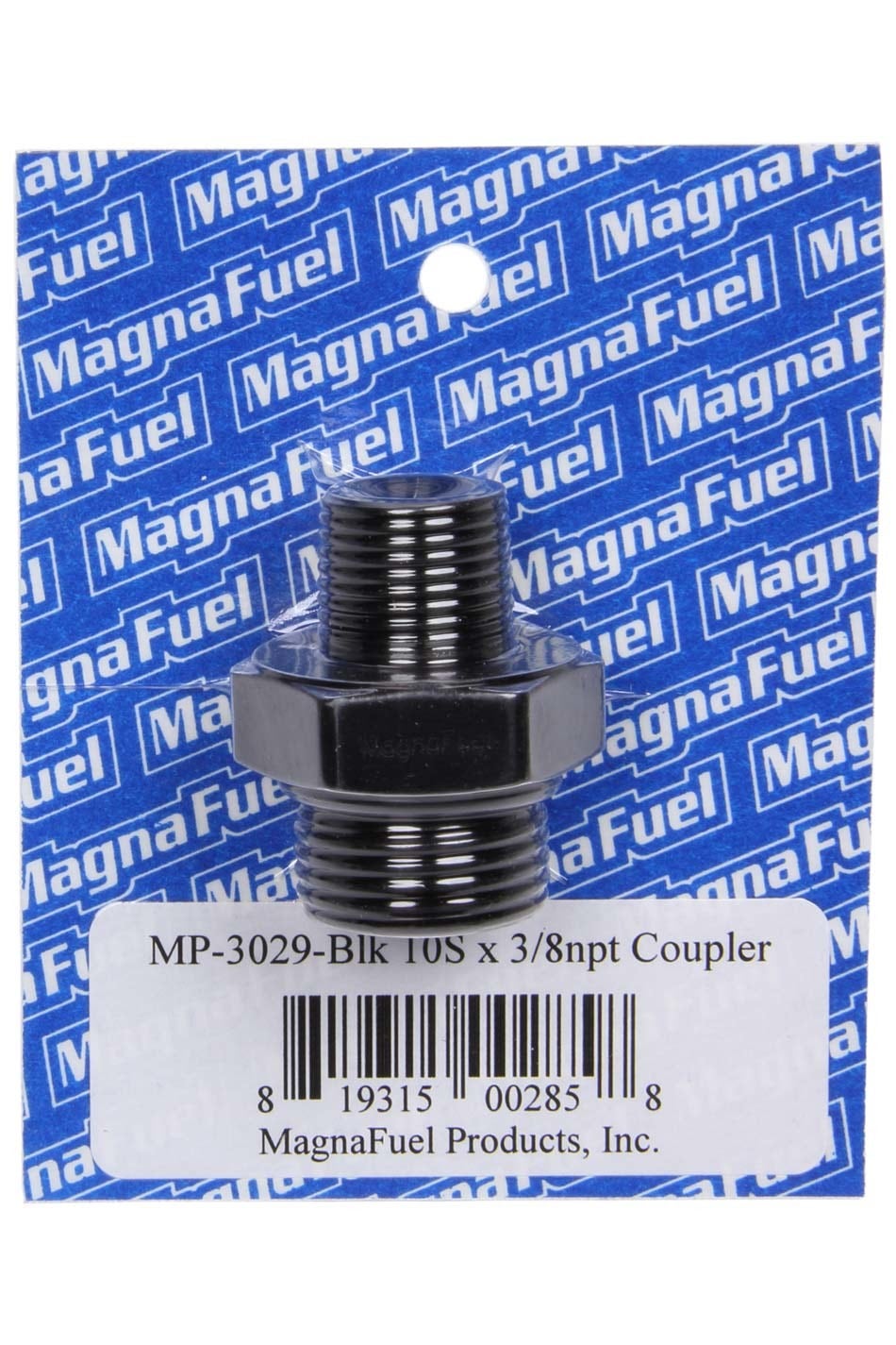 Magnafuel Mp-3029-Blk An Straight-To-Npt Coupler Fitting (1) -10 An O-Ring Port