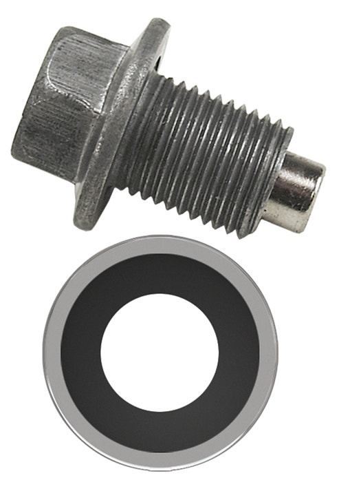 Derale 14000 Magnetic Transmission Pan Drain Plug Kit   Oil Drain Plug; Head