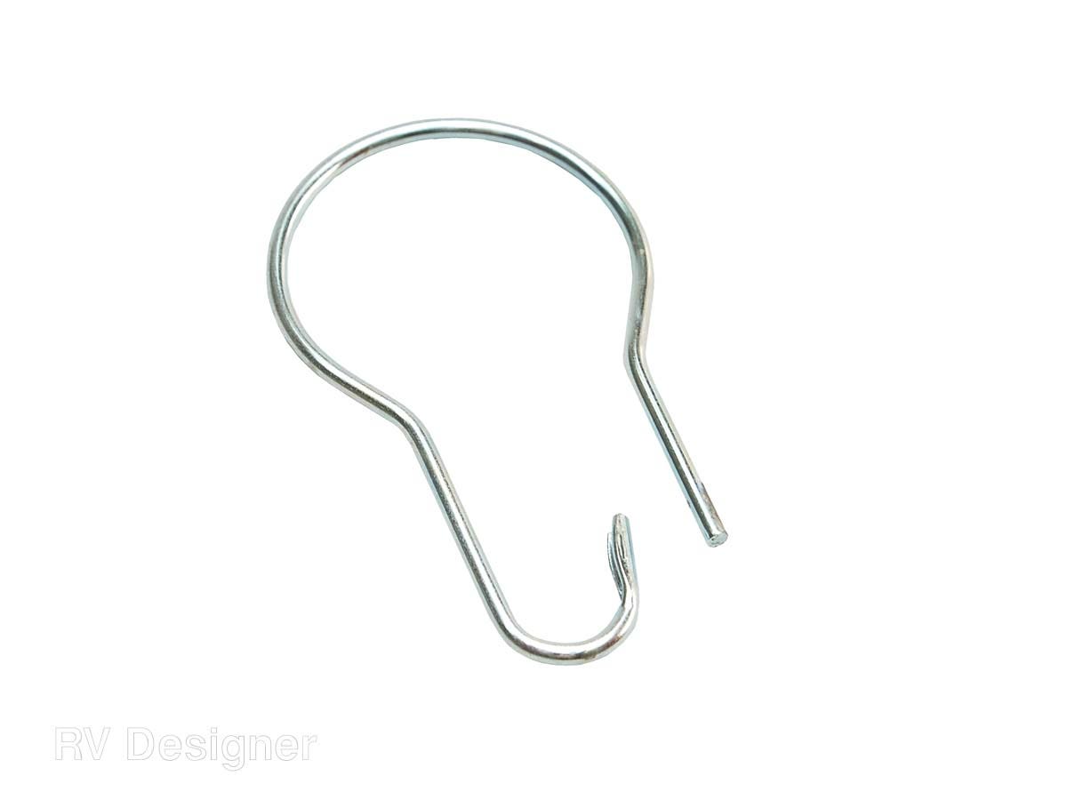 Rv Designer A403, Metal Shower Curtain Rings, 12 Per Pack   Shower Curtain Ring;