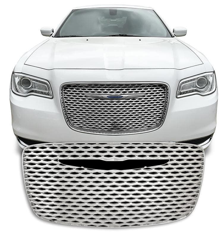 Gi 15-19 Chryslr 300 Chrm Mesh 1 Pc Coast2coast  Grille Insert  Installation