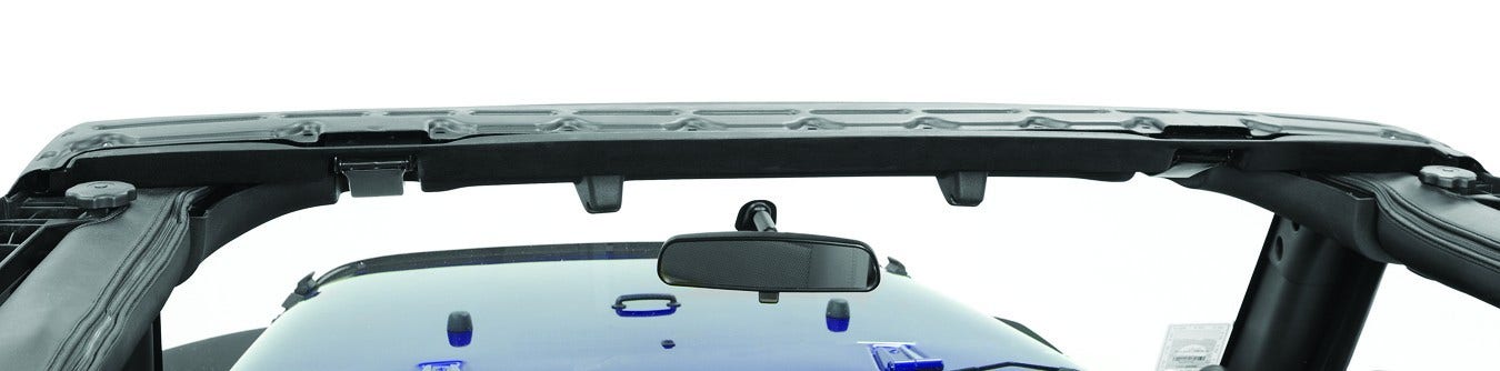 Bestop 55013-01 Black Windshield Channel For Jk Factory Style   Windshield