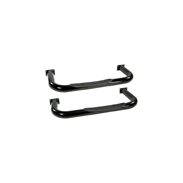 Rugged Ridge 11590.01 Side Tube Step Fits 76-83 Cj5   Nerf Bar Tube Steps;