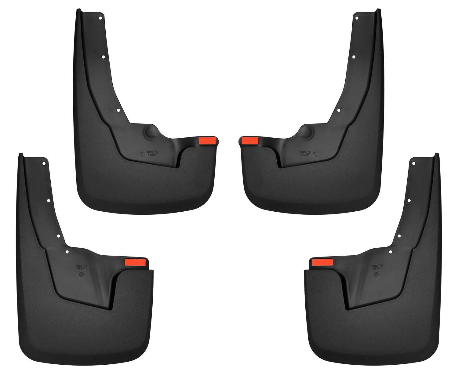 Husky Liners 58136 Custom Molded Mud Guard Set Fits 19-24 1500   Custom Molded