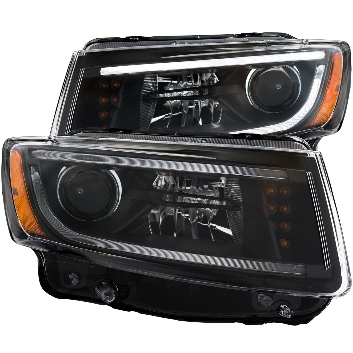 Anzo Usa 111329 Projector Headlight Set Fits 14-16 Grand Cherokee (Wk2) Anzo