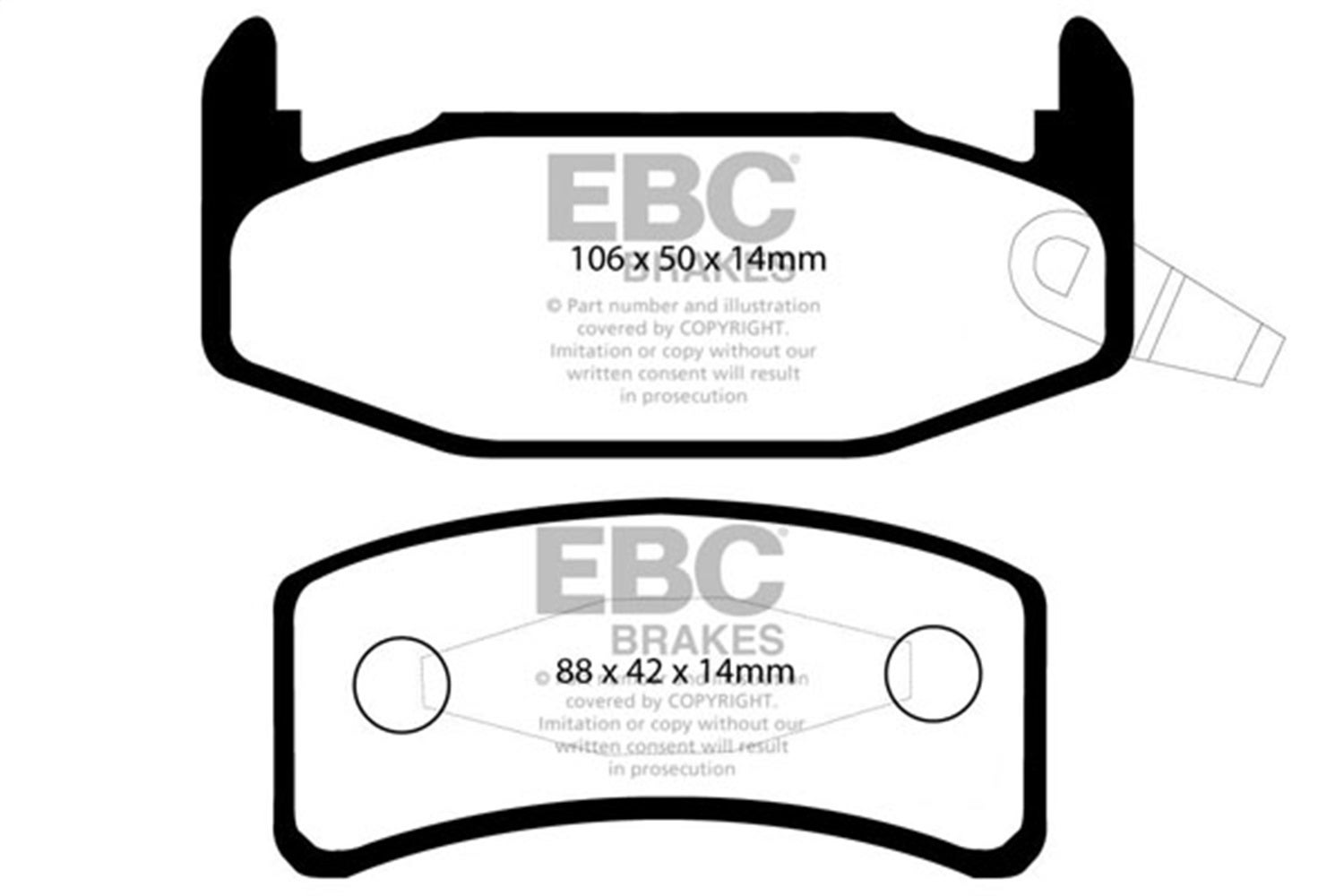 Ebc Brakes Dp2978 Greenstuff 2000 Series Sport Brake Pads   Greenstuff 2000