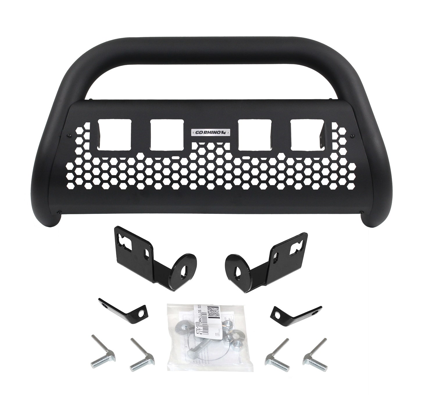 Go Rhino 55144T Rhino Charger 2 Rc2 Lr Bull Bar Kit Fits 15-19 Colorado   Rhino