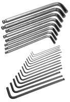 Wilmar W80280 Sae & Met Ball End Key Set44; 22 Piece Wilmar  Sae & Met Ball End