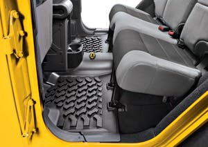 Bestop Rear Floor Liner For Jeep 07-17 Wrangler Unlimited   Floor Liner  Color -