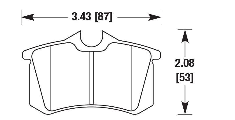 Hawk Performance Hb364b.587 Hps 5.0 Disc Brake Pad   Hps 5.0 Disc Brake Pad